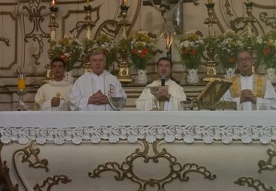 Missa em ação de graças ao trabalho realizado por Pe. Júnior na Paróquia